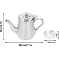 thumbnail image 2 of YISITIAN 500 ML Tea Pot, Stainless Steel Tea Kettle with Filter, Rustproof and Durable Water Kettle with Handle and Water Outlet Coffee Pot for Hotel Restaurant Home CJ919-9496, 2 of 8