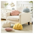 thumbnail image 6 of Seashell Throw Pillows Shell Shaped Pillow White Sea Shell Pillows for Bed Seashell Decorative Pillow Soft Plush Pillow Sea Couch Decoration(18 X 13 inch), 6 of 6