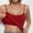 #250618A1 Red, variant on Aloohaidyvio Tank Tops for Women No Boundaries Adjustable Camisole Built in Bra Sleeveless Square Neck Spaghetti Strap Tank Tops Basic Shirt
