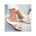 thumbnail image 4 of Rockomi Womens Wedge Sandals Ring Toe Slippers Sandals Comfy Shoes Slides Slipper, 4 of 4