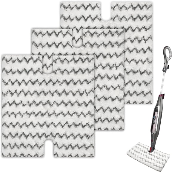 ACDANC Steam Mop Pads Replacement for Lift-Away Pro & Genius Pocket Steam Mop Series,Washable Reusable Mop Pads,3 Pack