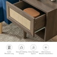 thumbnail image 7 of Mopio Haylee Nightstand/Side Table Walnut, End Table for Living Room & Bedroom to Compliment Your Bed or Sofa, 7 of 7
