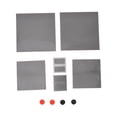 thumbnail image 1 of Kit de filtro de polvo, ventilación de corte preciso, cubierta a prueba de polvo de malla de PVC con 4 empuñaduras de silicona para el pulgar para Xbox Series X, 1 of 5