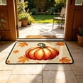 thumbnail image 6 of Zynviq Pumpkin Area Rugs 15.7" X 23.6" Thanksgiving Throw Rug Polyester Rectangular Orange Washable Small Rug for Living Room, 6 of 6