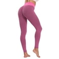 thumbnail image 4 of YouLoveIt Women High Waist Yoga Pants Ruched Butt Lifting Stretchy Leggings Tummy Control Slimming Leggings Workout Running Butt Lift Tights Workout Leggings Booty Scrunch Tights, 4 of 7
