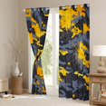 thumbnail image 3 of Homewish Grey Yellow Watercolor Curtains Pack of 2 (42x84 Each), Chic Splash Camo Curtains Blackout, Teens Kids Boys Girls Bedroom Curtains, Black Out Curtains Decor, 3 of 6