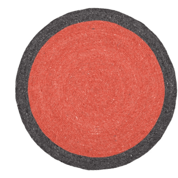 Jaipur Art And Craft Ecofrindly 100x100 CM (3.33 x 3.33 Square feet)(39 x 39.00 Inch)Multicolor Round Jute AreaRug Carpet throw