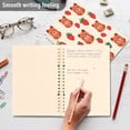 thumbnail image 5 of WOBOGO Strawberry Bear Notebook College Horizontal Grid Paper Ink Spill Resistant Water Resistant Cover 8.3x5.7x0.4in, 5 of 8