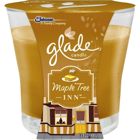 Glade Maple Tree Inn Candle Air Freshener, 3.8 oz