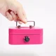 thumbnail image 4 of Mini caja fuerte de metal para dinero en efectivo, caja de seguridad para monedas, resistente, portátil, para niños, colección de monedas, 4 of 6