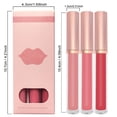 thumbnail image 3 of Liquidation de Brillant à Lèvres, Ensemble de Rouges à Lèvres Bradem Ensemble de Brillant à Lèvres Rouge à Lèvres Liquide Longue Tenue Ne Colle Pas à la Tasse Lisse Hydratant Taches pour les Lèvres Maquillage pour Femmes Lot de 3 (7,5 ml), 1 Boîte de 3 Brillant à Lèvres Vente de Liquidation!, 3 of 9