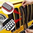 thumbnail image 5 of Honeycomb Mesh Front Grill Inserts Kit for 1997-2006 For Jeep For Wrangler TJ & Unlimited - (7PCS), 5 of 6