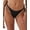 Black, variant on Women's Side-Tie Brazilian Bikini Bottoms Swimwear Size Small