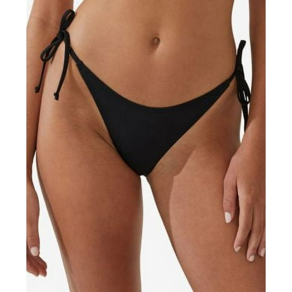 Cotton On Women's Side-Tie Brazilian Bikini Bottoms Swimwear Size Small