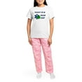 thumbnail image 4 of CafePress - Irish EMT Property Women's Light Pajamas - Women's Short Sleeve Print T-Shirt and Pants Light Cotton Pajama Set, 4 of 7