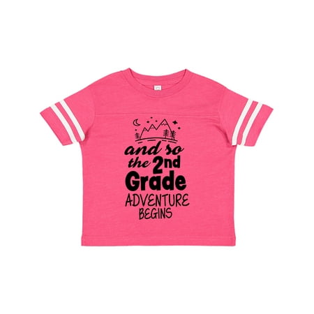 

Inktastic The 2nd Grade Adventure Begins Gift Toddler Boy or Toddler Girl T-Shirt