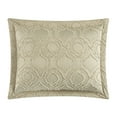 thumbnail image 3 of Chic Home Janea 9-Piece Geometric Clip Jacquard Comforter Set, King, Beige, 3 of 7