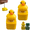 yellow, variant on 2PCS Frog Croaking Fidget Toy, Frog Croaking Keychain With Sound LED lights, Rechargeable Keyboard Clicker For Stress Relief Anxiety Fun Gifts, Portable Noise Keychain Toy for Adults(C)