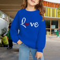 thumbnail image 2 of Mercatoo Heart Sweatshirts for Teen Girls Cute Trendy Oversized Hoodies Long Sleeve Crewneck Fall Winter Pullover Sweater, 2 of 7