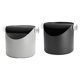 thumbnail image 1 of Caja para posos de café Perfecl Contenedor de acero desmontable negro gris, 1 of 8