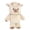 Khaki, variant on LOWLHOME Cute Running Highland Cow Plush Toy, 23.7inch Running Cow Plush, Moving Legs Stuffed Animal Toy, Soft And Cuddly Farm Animal Doll, Cozy Huggable Gift for Adult(Brown)
