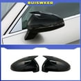 thumbnail image 2 of Carbon Fiber-For Audi A4 A5 B9 Side Mirror Caps (Black Look) 2017 2018 2019 2020 2021 2022 S4 S5 RS5 allroad Quattro replace Covers ABT style, 2 of 7