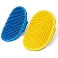 thumbnail image 1 of Cepillo para el cuidado del perro - Cepillo de baño para mascotas - Cepillo de baño con mango de goma ajustable - Cepillo de ducha para perros y gatos de pelo largo y corto, 1 of 5