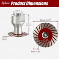 thumbnail image 4 of 1.57" Diamond Saw Blades Set, Precision Stone Cutting Made Easy, 40mm Multi-Functional Professional Mini Diamond Cutting Blade Set, for Granite, Marble, Sandstone (3pcs), 4 of 7