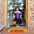 thumbnail image 4 of MXTPOV Orange Pumpkin Door Mat Pumpkin Rug Outdoor Halloween Decorations Pumpkin Doormat Pumpkin Welcome Mat Pumpkin Floor Mat Home Decor 23.6*15.7 in, 4 of 5
