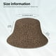 thumbnail image 3 of Balery Brown Leopard Sombreros para el sol para hombre y mujer, sombrero de pescador con UPF 50+, 3 of 6