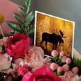 thumbnail image 3 of 3drose, Moose Bull in Golden Willows., 1 Greeting Card with Envelope, 3 of 6