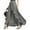 Gray 1, variant on Womens Wide Leg Full Length Palazzo Culottes Wrap Bow Ruffle Overlay High Waist Split Layer Flowy Elegant Casual Solid Trousers