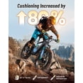 thumbnail image 4 of PUCKIPUPPY Electric Bikes for Adults Dual Motor E Bike 28 mph 1600W Peak 80Miles Range 26" Fat Tire Ebike 48V 20AH Battery E-Bike Full Suspension E-Mountain Bikes 8 Speed, Comply with UL2849 by SGS, 4 of 11