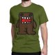 thumbnail image 1 of Camiseta de regreso a clases para hombre y mujer, con dibujos animados de Domo Kun marrón, divertidas camisetas de cuello redondo, de algodón, talla grande., 1 of 7