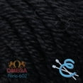 thumbnail image 2 of LA PERLA [50grs] by Omega - Perle Thread 100% Mercerized Cotton Thread ideal for Fine Crocheting - Color: 50 - Black 602, 2 of 5