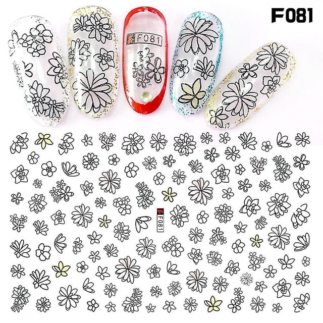 Swan Ultra-thin Back Glue Cartoon Fire Decoration Flamingo Nail Stickers