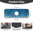 thumbnail image 2 of Kdxio Christmas Snowflakes Pattern Non-Slip Diatom Mud Faucet Drain Pad,Self Absorbent Mat for Kitchen Sink for Variety Kitchen & Bathroom Countertops, 2 of 7