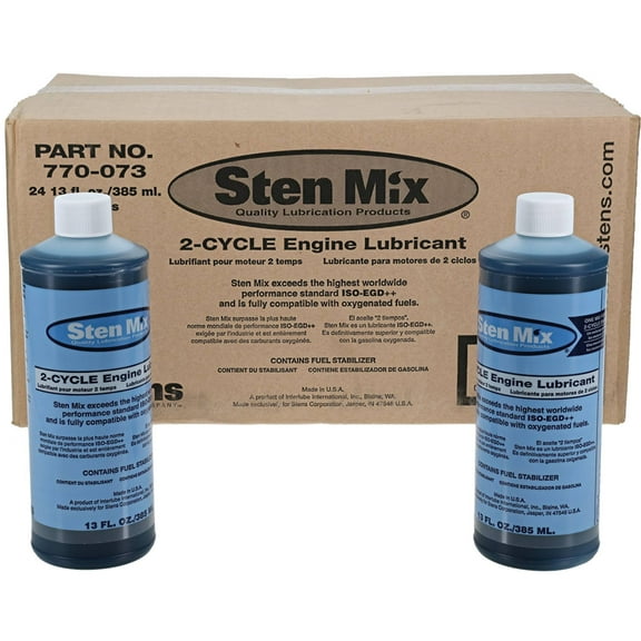 New Stens 2-Cycle Oil 770-073 for By The Case 12 oz. bottles