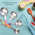 thumbnail image 3 of Garosa Thermal Insulation Measuring Cup,5pcs Stainless Steel Thermal Insulation Measuring Scale Cups Set Kitchen Cooking Baking Tool,Scale Cups, 3 of 8