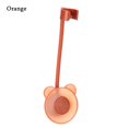 thumbnail image 1 of Household Wall Mounted Adhesive Bathroom Shower Stand Hair Dryer Rack Washroom Storage Holder Hairdryer Organizer Shelf ORANGE, 1 of 8