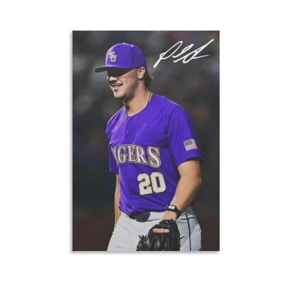 Paul Skenes Poster 6 Canvas Poster Wall Art Picture Prints Hanging Photo Gift Decor Home Posters Artworks 16x24inch(40x60cm)