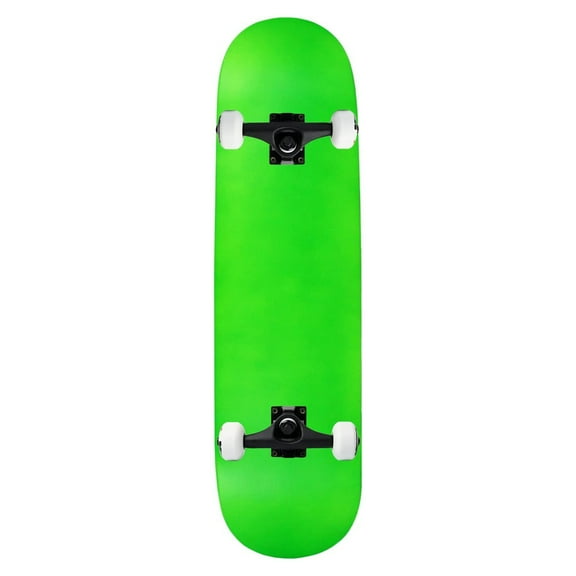 Moose Complete Skateboard Neon Green 8.0" Black/White Assembled
