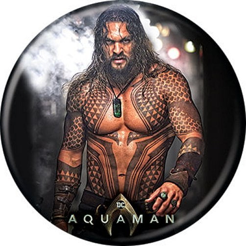 Dc Comics Aquaman Movie Tattoos Licensed 1 25 Inch Button Walmart Com