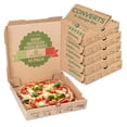 thumbnail image 1 of Caja para pizza Stock Your Home Recycled Kraft, 10 x 10 unidades, 1 of 7