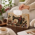 thumbnail image 4 of syligr DIY Diamond Art Tissue Box Kit for Christmas Decorations, Sewing Machine Pearl Tissue Box Kit for Adults, Craft Diamond Ornament for Tabletop Decoration, Vintage Holiday Party Decor Gift, 4 of 7