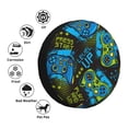 thumbnail image 4 of Kdxio Spare Tire Cover for RV Trailer, Waterproof Wheel Cover,Camper Spare Tire Cover Fit for Rv SUV Truck Travel Trailer 15 inch-Play Game, 4 of 8