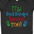 thumbnail image 4 of Inktastic My Great Grandpa Loves Me Boys or Girls Baby Bodysuit, 4 of 5