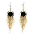 thumbnail image 1 of Gold Tassel Earrings Irregular Earings Women Pierced Earrings Round Hanging Earrings Earrings Women, 1 of 2