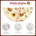thumbnail image 3 of Sikiie Watercolor Bee Honey Honeycomb Bee Nativity Christmas Tree Skirt, Jesus Christian Winter Holiday Tree Mat Decoration(30-48IN)36", 3 of 6