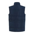 thumbnail image 7 of YDFCWXW Womens Stand Collar Sleeveless Vest, with Button Drawstring Waist Jackets Cotton Coat, Women Thermal Zip Up Winter Outerwear Navy, XL, 7 of 7